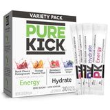 Pure Kick Hydration Singles To Go Drink Mix – Car Cup Holder Hydration Packets for Active Kids and Parents, 72 Count Case