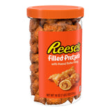 Reese's Peanut Butter and Strawberry Pretzel Bites in Resealable Jar – Crowd-Pleasing Snack Gift for Derby Parties and Holiday Hosts