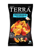 Terra Mediterranean Veggie Chips – High-End Hostess Gift with Sun-Dried Garlic, Oregano and Lemon, 6.8 Oz