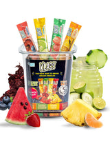 Klass Iced Tea Drink Mix - Sugar-Free Variety Pack for Mindful Hydration Routines and Evening Wind-Down Rituals (44 Stick Packs)