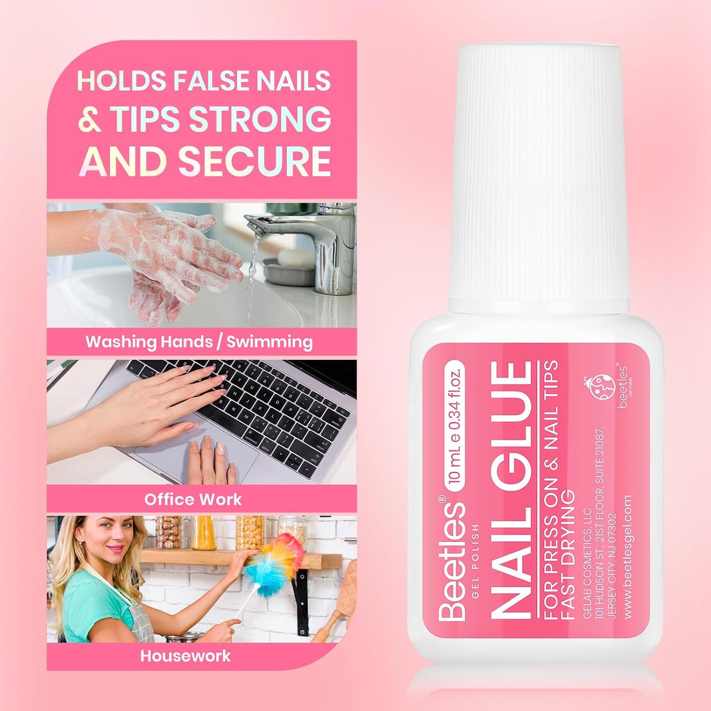 Beetles Gel Nail Bond – Lamp-Free Adhesive for Dorm and Apartment-Friendly Nail Application