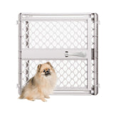 MYPET Universal Pet Gate – Pressure-Mounted Dog Gate for Doorways, Damage-Free Wall Safety Barrier, 26 to 42 Inches Wide