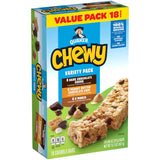 Quaker Chewy Granola Bars Variety Pack – Housewarming Snack Basket Favorite for New Homeowners