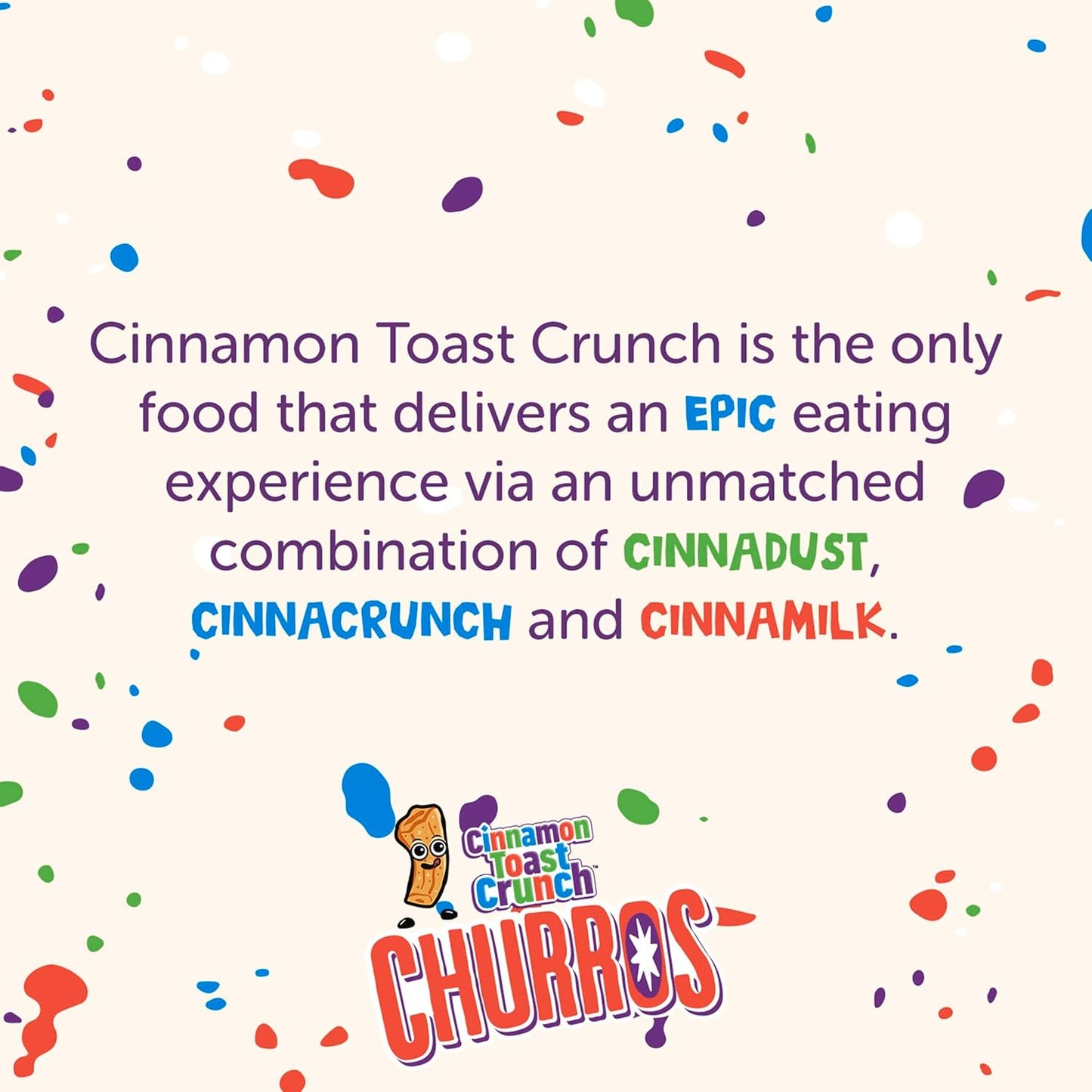 Cinnamon Toast Crunch CINNADUST Cereal – Mindful Snack for Wellness-Focused Parents, 32 oz Resealable Bag