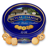 Royal Dansk Danish Butter Cookies – Charming Coffee Table Centerpiece Tin, Pairs with Afternoon Tea Setup and Cozy Home Aesthetics