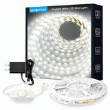 DAYBETTER LED Strip Light 40FT Daylight White – Under Cabinet Kitchen Decor Lighting for Bright Countertops