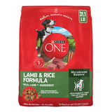 Purina ONE Lamb and Rice Adult Dog Food - Microbiome Balance for Gut and Immune Health, 8 lb. Bag