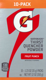 Gatorade Thirst Quencher Powder – Portable Workday Hydration for Travel & Conference Days, 10 Packets