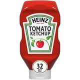 Heinz Tomato Ketchup, 32 oz Inverted Bottle – Fresh Tomato Color Condiment for Balanced Breakfast Eggs and Wraps