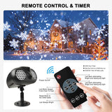 Lumastro LED Snowfall Light – Smoke-Free Indoor Holiday Decor Safe for Bedrooms and Living Rooms, GS and UL Certified