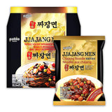 Paldo Fun & Yum Ilpoom Jjajangmen Chajang Noodle Pack of 4 – Fast Korean Lunch for Office Breakrooms and Tight Workday Schedules