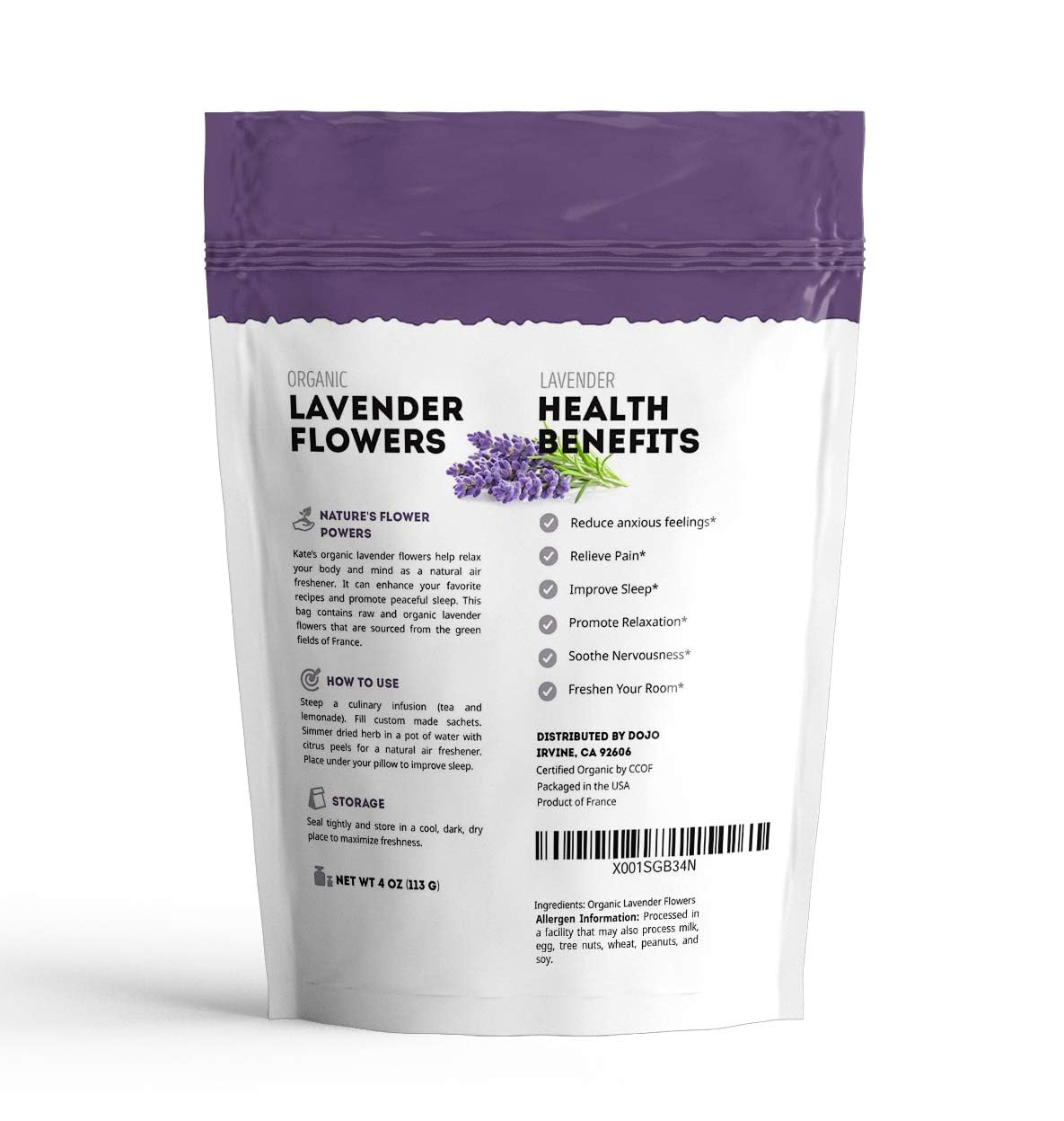 Kate Naturals Culinary Lavender Buds – Unique Valentine's Day Gift for Her, Perfect for Tea Lovers and Brides-to-Be