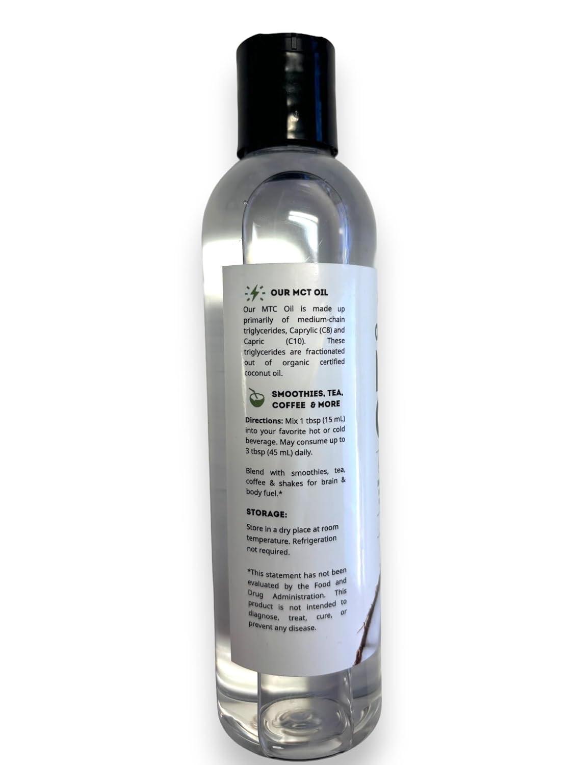 Kate Naturals MCT Oil – Bath Time and Bedroom Beauty Ritual, Lightweight Coconut Moisturizer for Skin and Hair