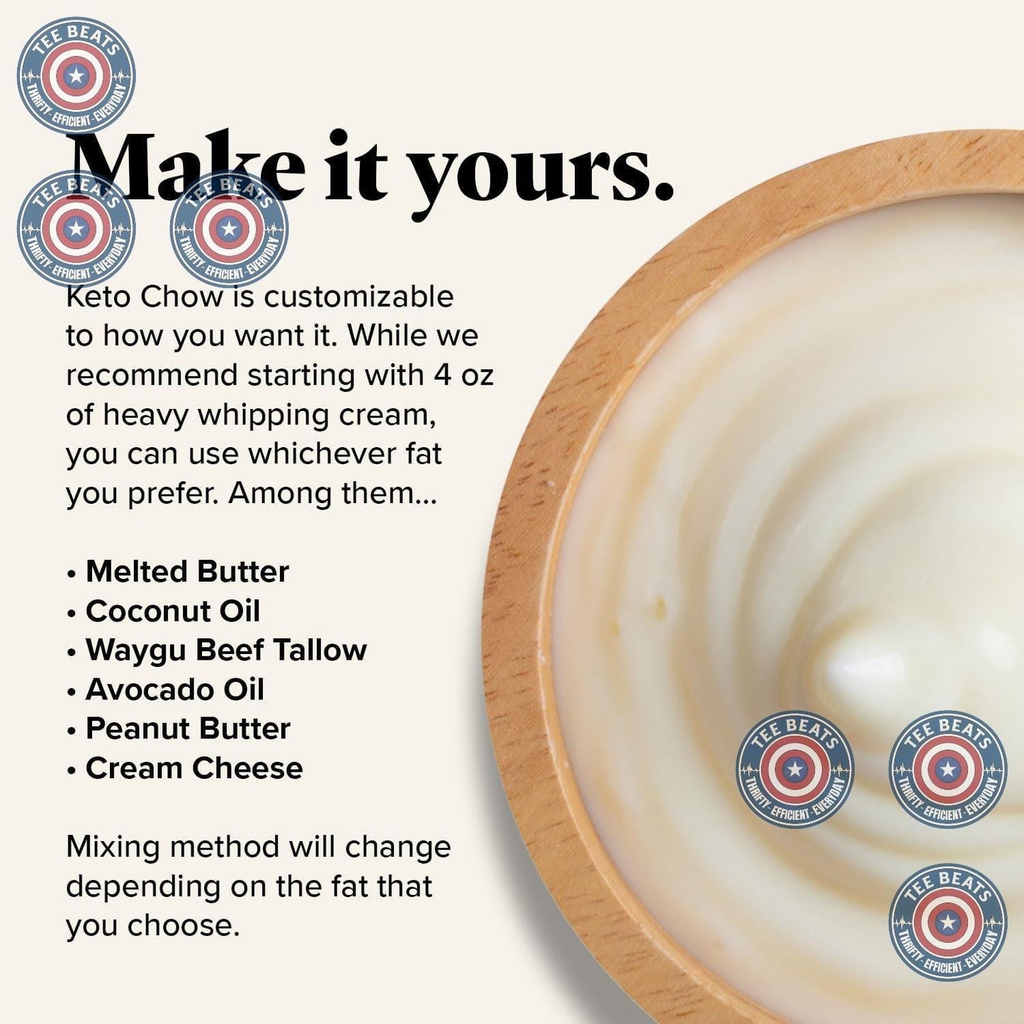 Keto Chow Eggnog Meal Replacement Powder – Nourishing Keto Shake for Mindful Fat-Adaptation Days