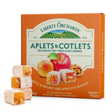 Liberty Orchards Aplets & Cotlets Gluten-Free Lokum – Wholesome Lunchbox & Desk Drawer Snack for Healthy Routines