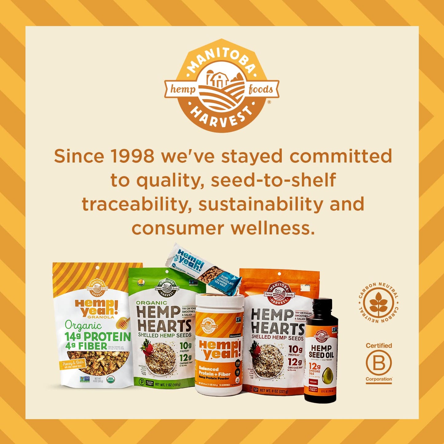 Manitoba Harvest Hemp Yeah Granola – Durable Crunchy Granola for Campsite and Road Trip Coolers