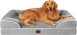 EHEYCIGA Non-Slip Orthopedic Pet Sofa – Stable Memory Foam Bed for Hardwood, Tile and Car Seats, XL