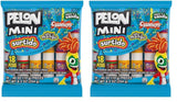 Pelon Pelo Rico Mini Assorted Squeeze Bottles – Birthday Gift Bag Stuffer for Friends Who Love Mexican Candy, 0.45 oz Pack of 18