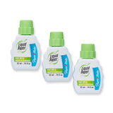 Paper Mate Liquid Paper Fast Dry Correction Fluid 22 ml 3 Count – Classroom Kit Staple for Erasing Test Paper Mistakes