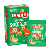Emerald Nuts Roasted and Salted Cashews 7ct – Non-GMO Gluten-Free Plant Protein Snack for Daily Mindfulness and Portion Control