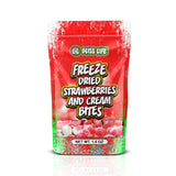 Freeze Dried Orange Cream Bites – Mess Free Road Trip Snack for National Park Tour, Scenic Drive, Car Camping
