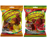 Sweetzo Chili Powder Dusted Candy – Fun Addition to Kids' Birthday Goody Bags and Pinata Fillers, Mango Watermelon Hard Candy Pack