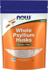 NOW Foods Whole Psyllium Husks – No-Additive Vegan Fiber for Less-Is-More Clean Label Living