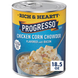 Progresso Ready-to-Serve Chicken Corn Chowder — Hearty Work-From-Home Meal That Keeps You Full Through Long Projects, 18.5 oz Can