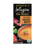 Imagine Organic Free Range Chicken Broth, 32 oz – No-MSG Pantry Essential for Self-Care Meal Prep
