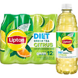 Lipton Green Tea Citrus Bottle Pack of 12 – Guilt-Free Soda Alternative for the Gym Bag and Lunch Box Routine