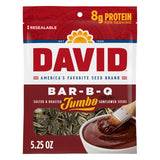 DAVID Jumbo Sunflower Seeds, Bar-B-Q Flavor, 5.25 oz – Portion-Controlled Crunch for Restrictive Diet Routines