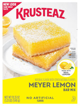 Krusteaz Meyer Lemon Bar Mix – Portable Potluck Dessert for Outdoor Gatherings, Cut and Carry Friendly