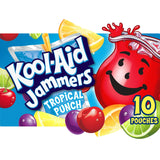 Kool-Aid Jammers Tropical Punch Pouches – Better-For-You Fridge Drink for Adults Cutting Back on Soda