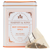 Harney & Sons Hot Cinnamon Spice Tea – Calming Bath Time Companion, Naturally Sweet Cinnamon Spice Blend