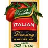 Good Seasons Italian Dressing Dry Mix – Guilt-Free Herby Seasoning for Weight-Management Diets and Clean Eating, Single-Serve Packets