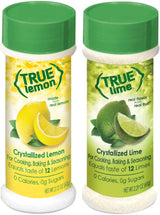 True Lemon Two Pack - Real Lemon and Lime Seasoning for Camp Kitchen and Outdoor Cooking, No Spoil