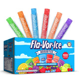 Fla-Vor-Ice Bulk Popsicle Pack – Fun Stocking Stuffer and White Elephant Party Gift for Hosts, 100 Count
