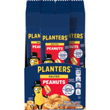 PLANTERS Salted Peanuts 15-Pack 2.5 oz Single-Serve Packs – Camping and Hotel Room Travel Snack