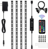 HitLights LED Strip Lights – Living Room Aesthetic Upgrade, RGB Backlight Strip for TV and Media Console Setup