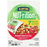 PLANTERS NUT-rition Heart Healthy Five-Nut Mix – Portable Backpack Snack Pouches for Hikers and Campers, Walnut-Forward 6g Protein per Pouch