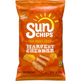 SunChips Real Cheddar Multigrain Chips, 7 oz Durable Travel Snack for Backpacking, Park Lunches and Outdoor Gatherings