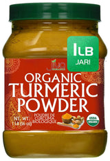 Jiva Organics USDA Organic Turmeric Root Powder 1 Pound – Evening Wind-Down Latte and Morning Shot Ritual