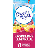 Crystal Light Raspberry Lemonade Packets – Break Room Flavored Water for Productive Workdays