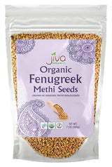 Jiva Organic Fenugreek Seeds 7 Ounce – Long-Lasting Aroma Methi Dana for Meditation Space, Yoga Room & Grounding Self-Care
