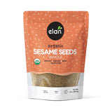 Elan Organic Sesame Seeds for Self-Care Meal Prep, Gluten-Free and Vegan Calcium and Iron Booster for Yogurt