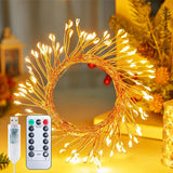 Minetom Star String Lights Battery Operated – Simple Set-and-Forget Timer Light for Intentional Home Styling
