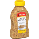 Zatarain's Creole Mustard 12 oz – Streamlined Squeeze Bottle for Effortless Everyday Sandwiches