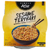 Simply Asia Sesame Teriyaki Plant-Based Noodle Bowl – Clean Plant-Based Lunch for Health-Conscious Office Workers