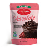 Miss Jones Baking Organic Chocolate Cake Mix – Guilt-Free Chocolate Dessert for Plant-Based Wellness Routines at Home