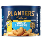 PLANTERS Whole Cashews with Sea Salt – Camping Trail Snack, Portable Protein for Hiking Trips